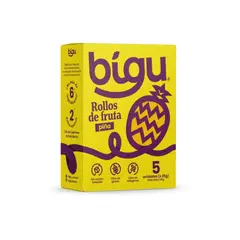 BIGU - CAJA ROLLO PIÑA DESHIDRATADA 125g