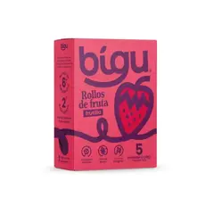 BIGU - CAJA ROLLO FRUTILLA DESHIDRATADA 125g