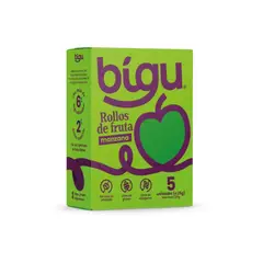BIGU - CAJA ROLLO MANZANA DESHIDRATADA 125g