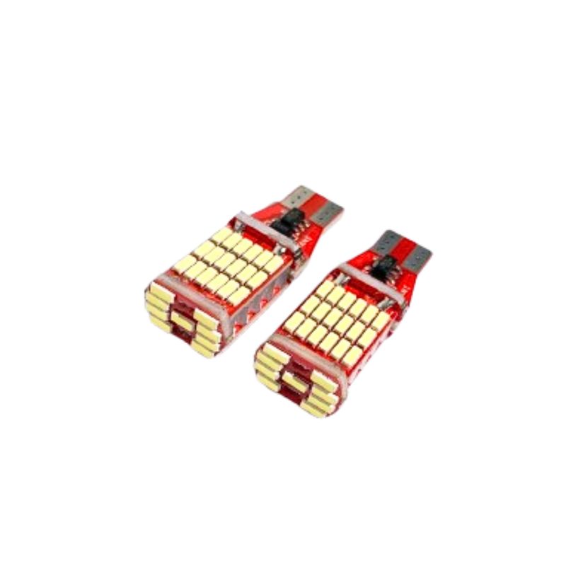 GENERICO - Par De Ampolletas T15 45 Led White 12-24v Canbus Auto