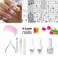 GENERICO - Box Kit Manicure UV LED Esencial