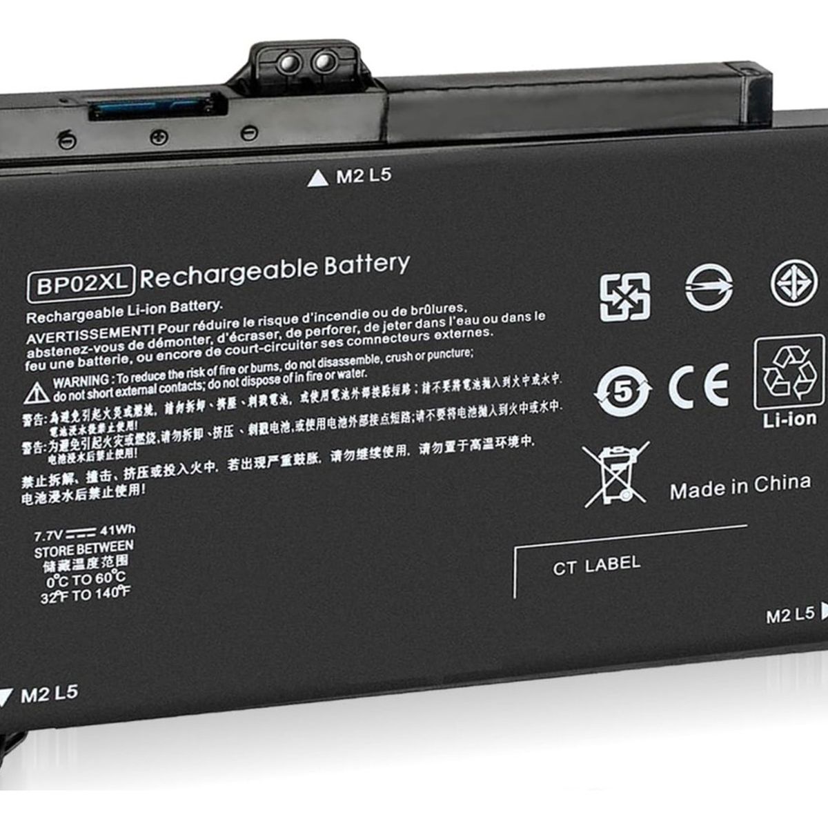 GENERICO - Bateria Bp02xl Para Hp Pavilion 15-au010wm 15-au150 Series
