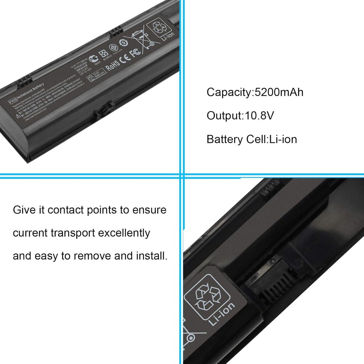 GENERICO - Batería Para Hp Probook  4330s 4331s 4430s 4431s 4435s 4440s