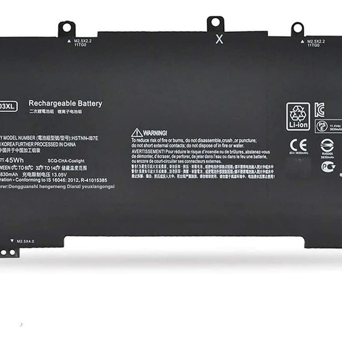 GENERICO - Bateria vr03xl Para Hp Envy 13-d040wm Series Nueva