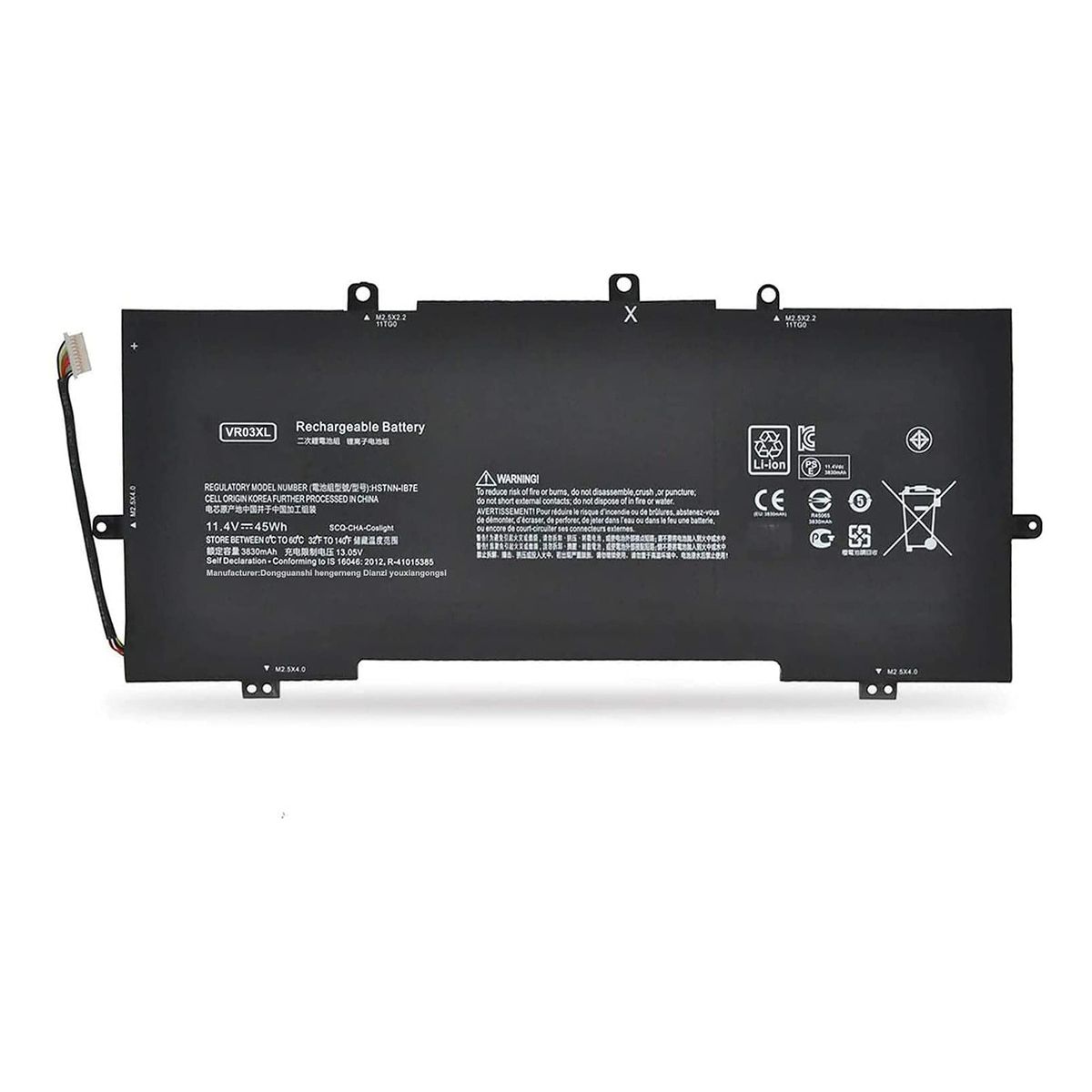 GENERICO - Bateria vr03xl Para Hp Envy 13-d040wm Series Nueva