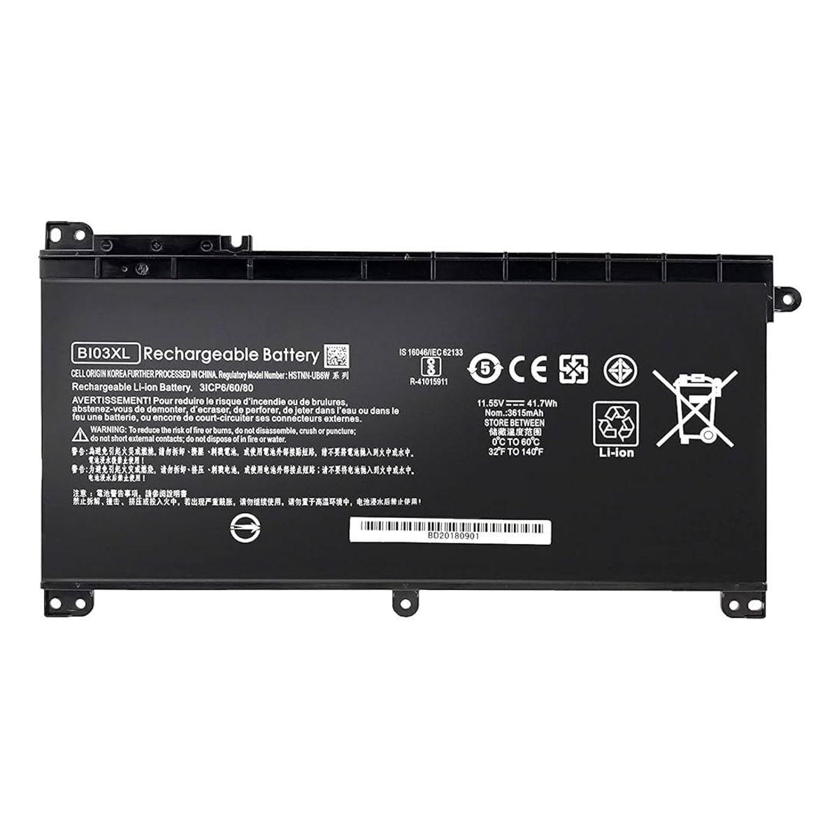 GENERICO - Batería Bi03xl On03xl Para Hp Pavilion X360 13-u Series