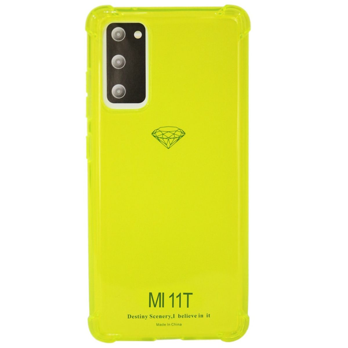 JOIGO - Carcasa Anti-shock Para Xiaomi Mi 11t / Mi 11t Pro Fluor Verde.