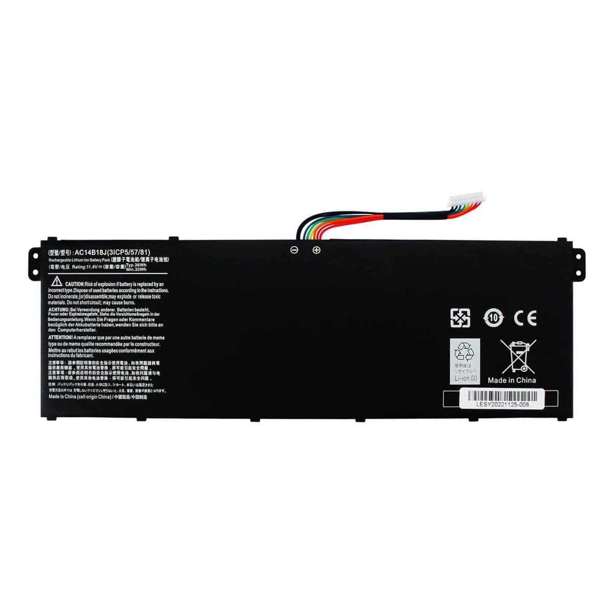 GENERICO - Batería Ac14b18j Para Acer Aspire Es 15 Es1-571 Es1-331