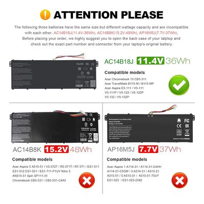 Imagen 2 del producto Batería Ac14b18 Para Acer Aspire 3 A315-42-r4fj N19c1