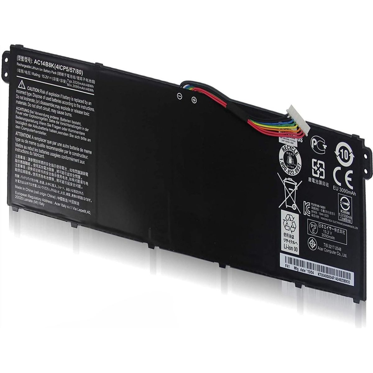 GENERICO - Batería ac14b8k Para Acer Aspire R5-371t-c4xt Series