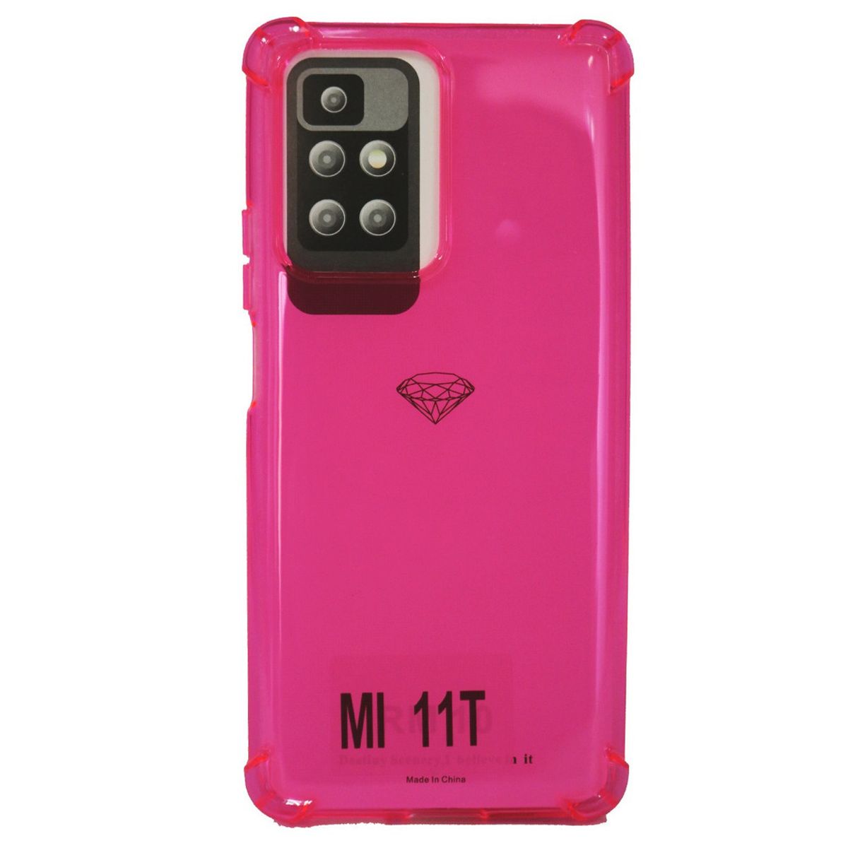 JOIGO - Carcasa Anti-shock Para Xiaomi Mi 11t / Mi 11t Pro Fluor Fucsia