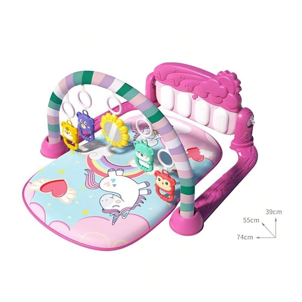 OEM - Alfombra  Gimnasio para Bebés con Protección Antideslizante