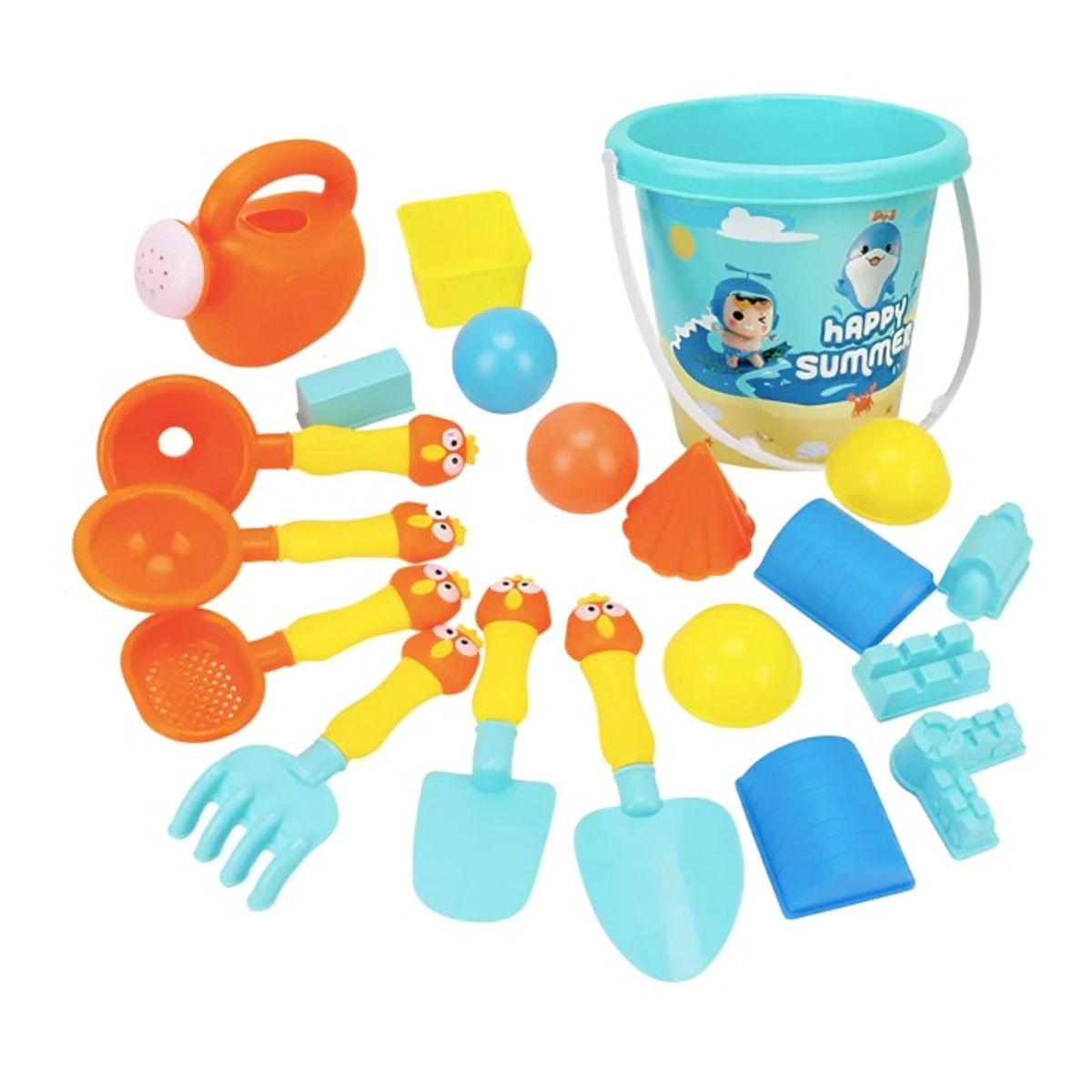 OEM - Juego de Playa Infantil de 20 Piezas con Accesorios