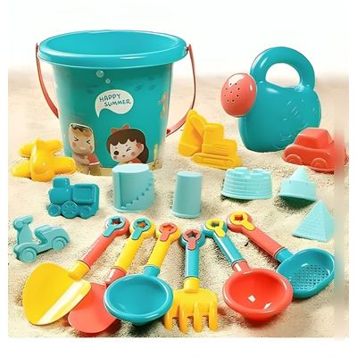 Imagen 2 del producto Juego de Playa Infantil 18 Piezas con Moldes y Herramientas