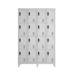 GENERICO - Lockers Metálicos 4 Cuerpos y 16 Puertas