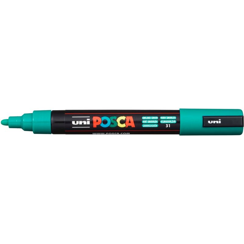MITSUBISHI - Marcador Acrilico Posca PC-5M Verde Esmeralda
