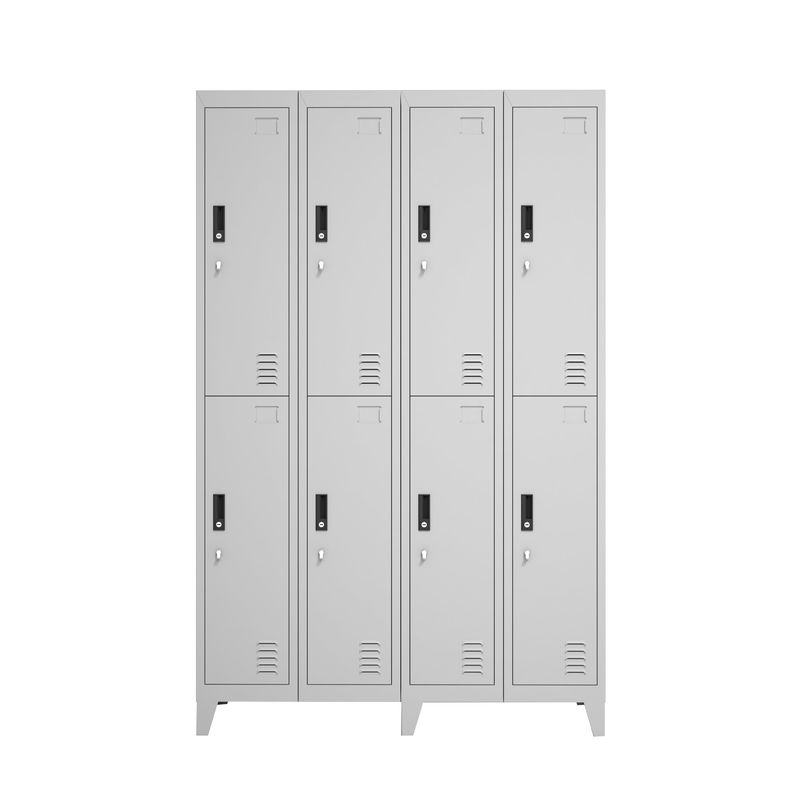 GENERICO - Casillero Metálico 4 Cuerpos y 8 Puertas