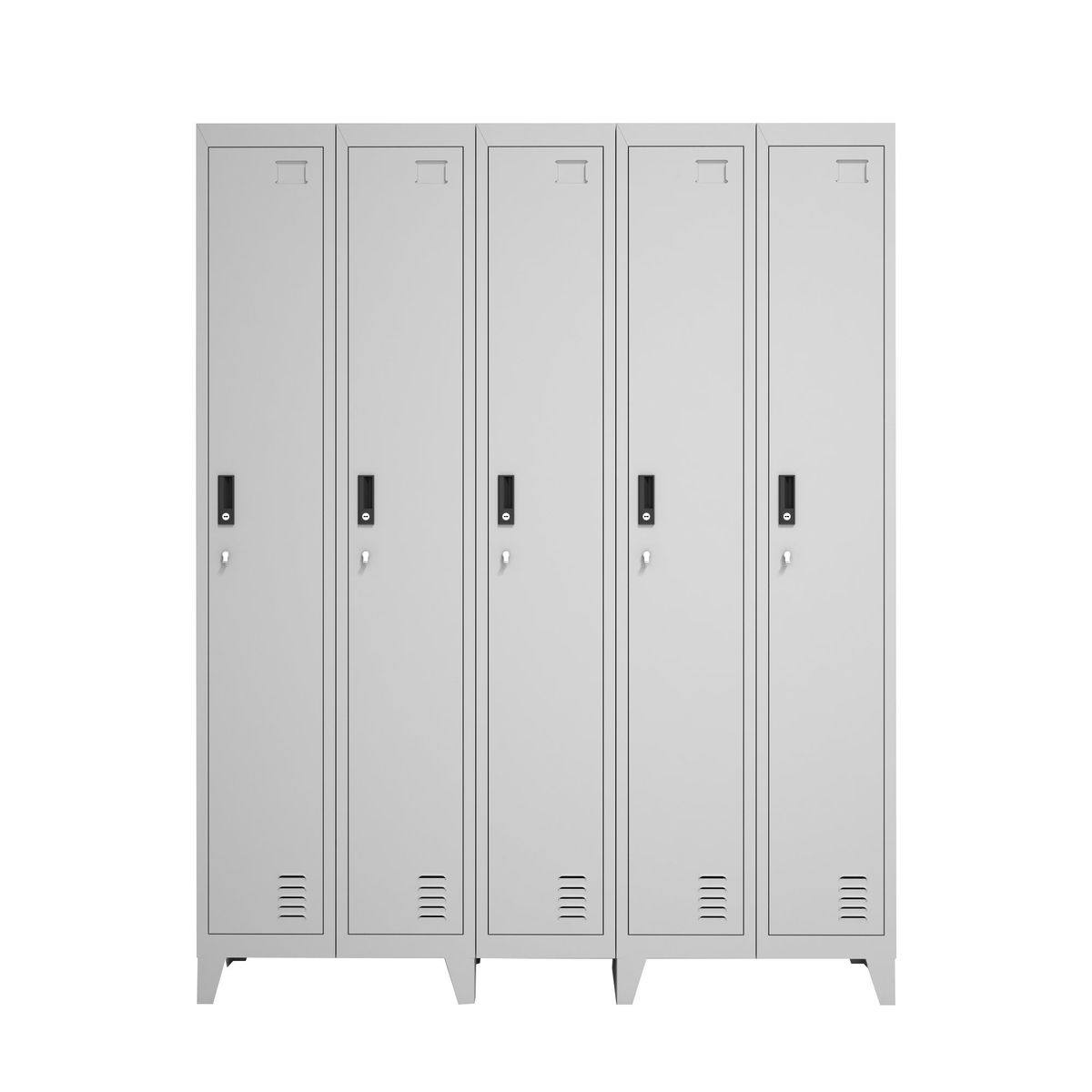 GENERICO - Casillero Metálico 5 Cuerpos y 5 Puertas