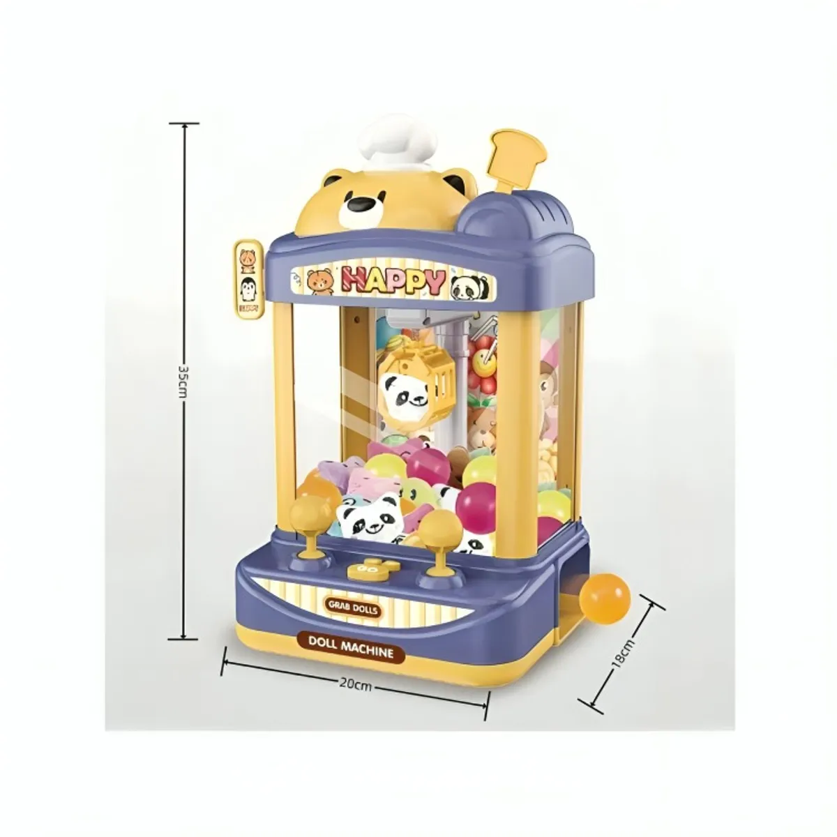 OEM - Mini Máquina Saca Peluches en  con Luces y Sonidos