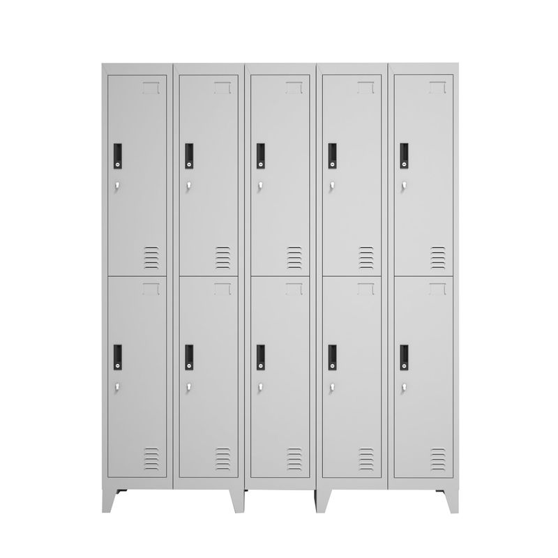 GENERICO - Casillero Metálico 5 Cuerpos y 10 Puertas