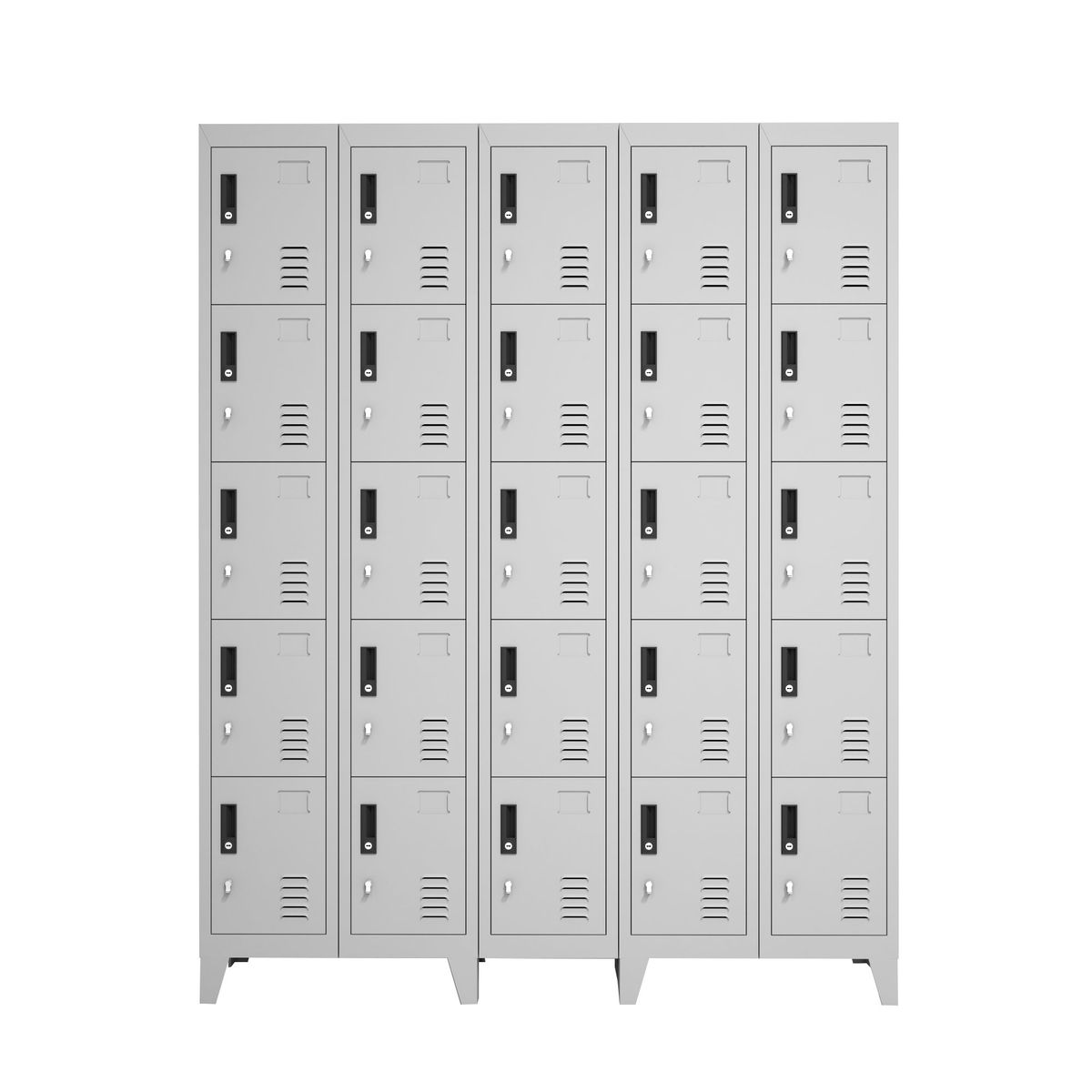 GENERICO - Casillero Metálico 5 Cuerpos y 25 Puertas