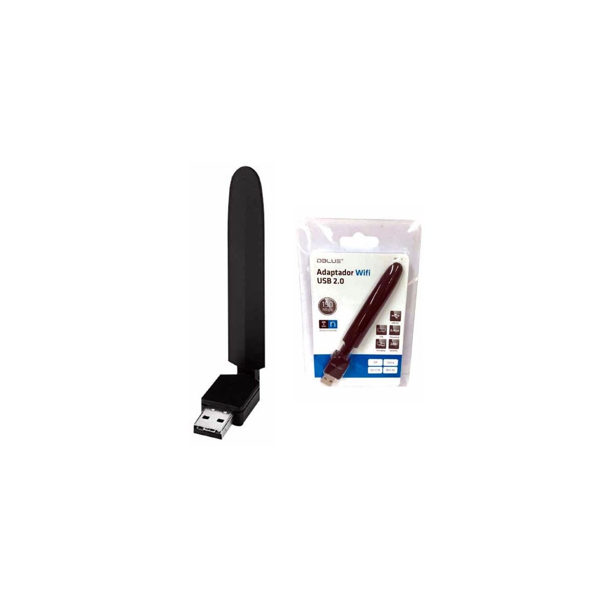 DBLUE - Adaptador Antena Usb Wifi 150mbps 2.4 Ghz - SC