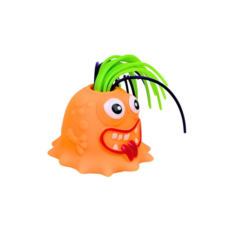 SOLEIO - Muñeco Anti Estrés Scream Monster Jalando El Pelo Naranja