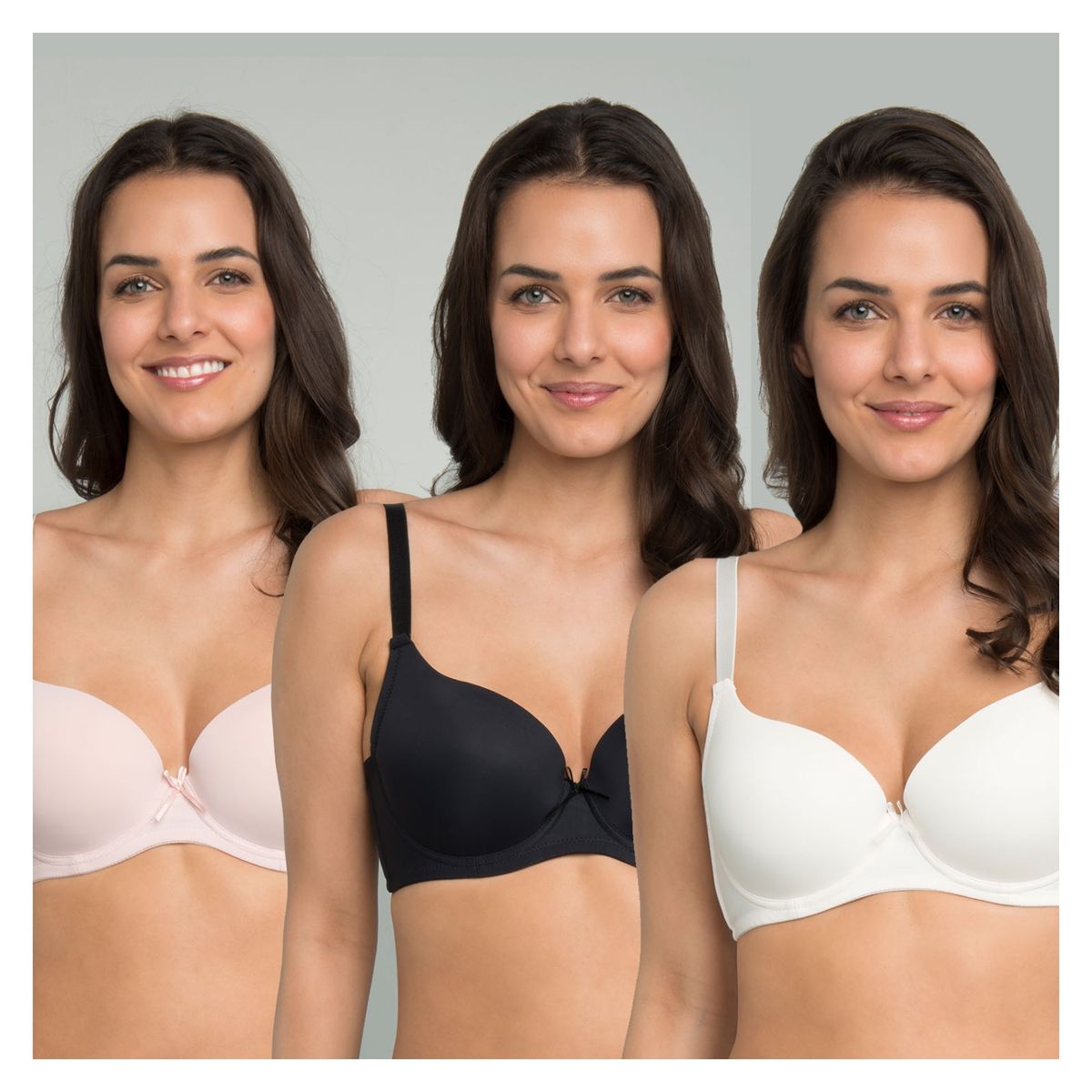 INTIME - Pack De 3 Sostenes Mujer Intime