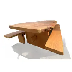 BOSQUE SUR SPA - Mesa de Terraza Rústica Madera 100% Ciprés Macrocarpa de 180cmX80cm
