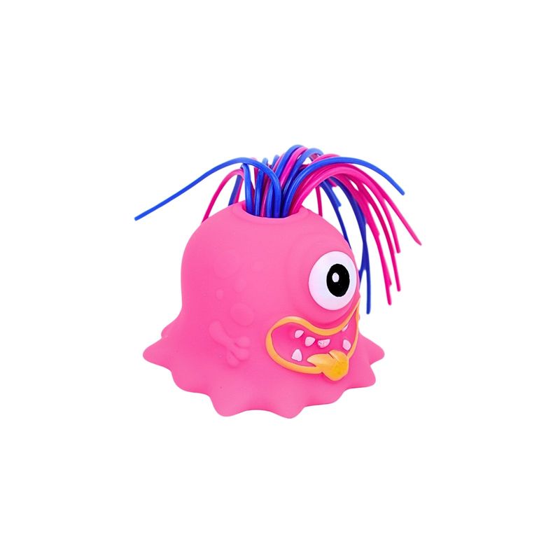 SOLEIO - Muñeco Anti Estrés Scream Monster Jalando El Pelo Rosa