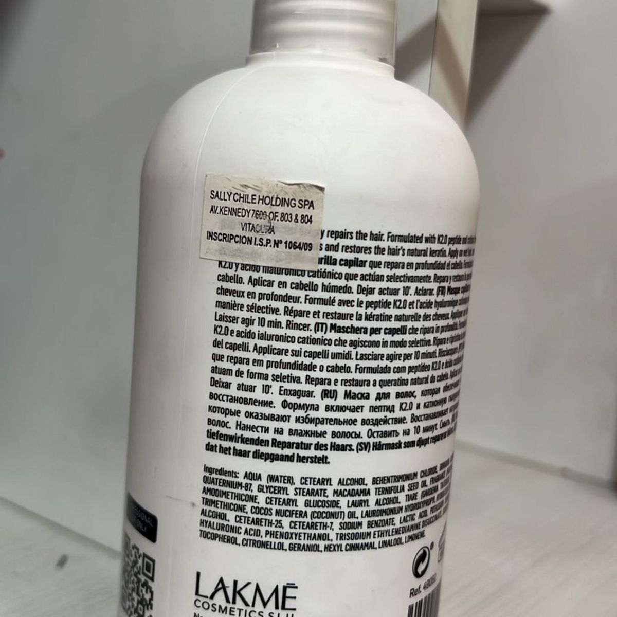 LAKME - Mascarilla Capilar Reparadora K20 RECOVER LAKME 500ml.-