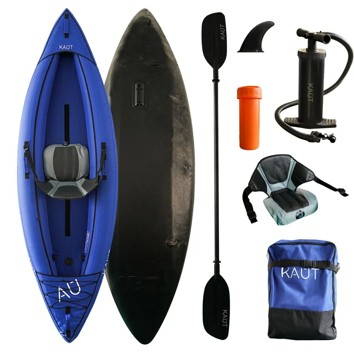 KAUT - Kayak Inflable Profesional 1 Persona 300 Cm - Maipo - Kaut