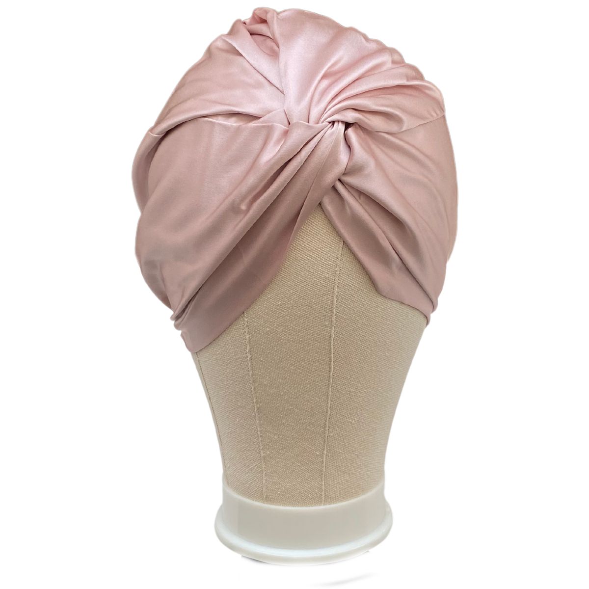 STUDIO VITAMINA - Turbante 100% Seda Color Rosa