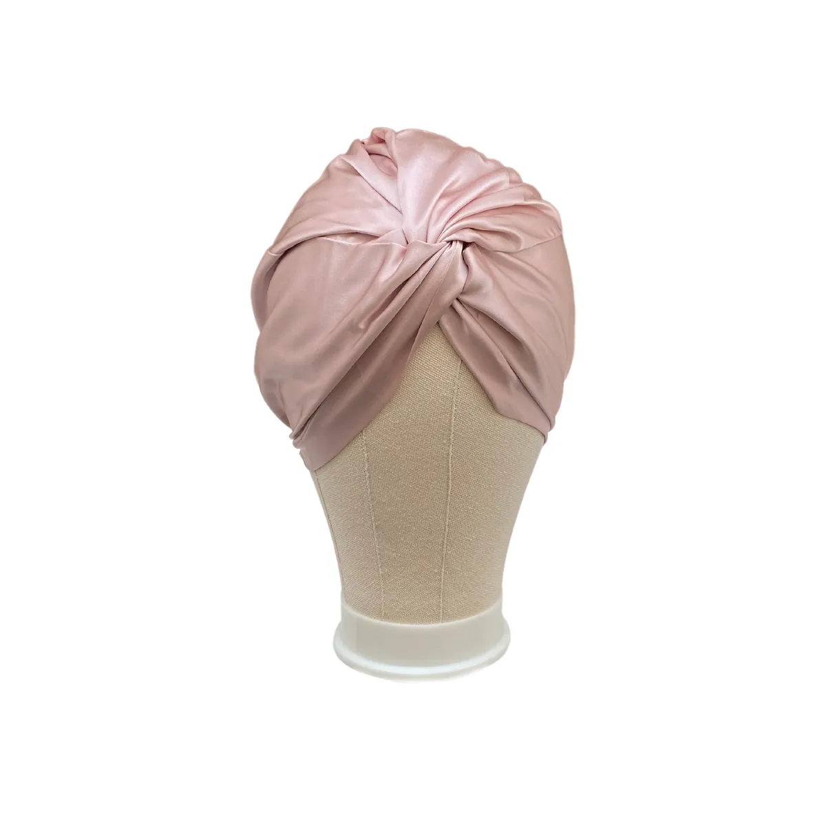STUDIO VITAMINA - Turbante 100% Seda Color Rosa