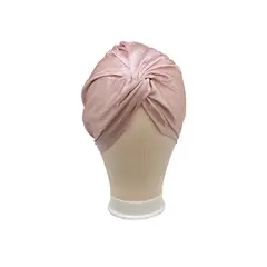 STUDIO VITAMINA - Turbante 100% Seda Color Rosa