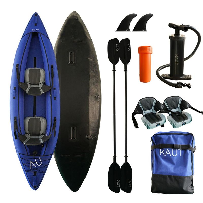 KAUT - Kayak Inflable Profesional 2 Personas 345 Cm - Baker - Kaut