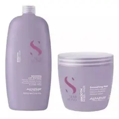 ALFAPARF MILANO - Pack Shampoo Y Máscara Alfaparf Semi Di Lino Smoothing 1L