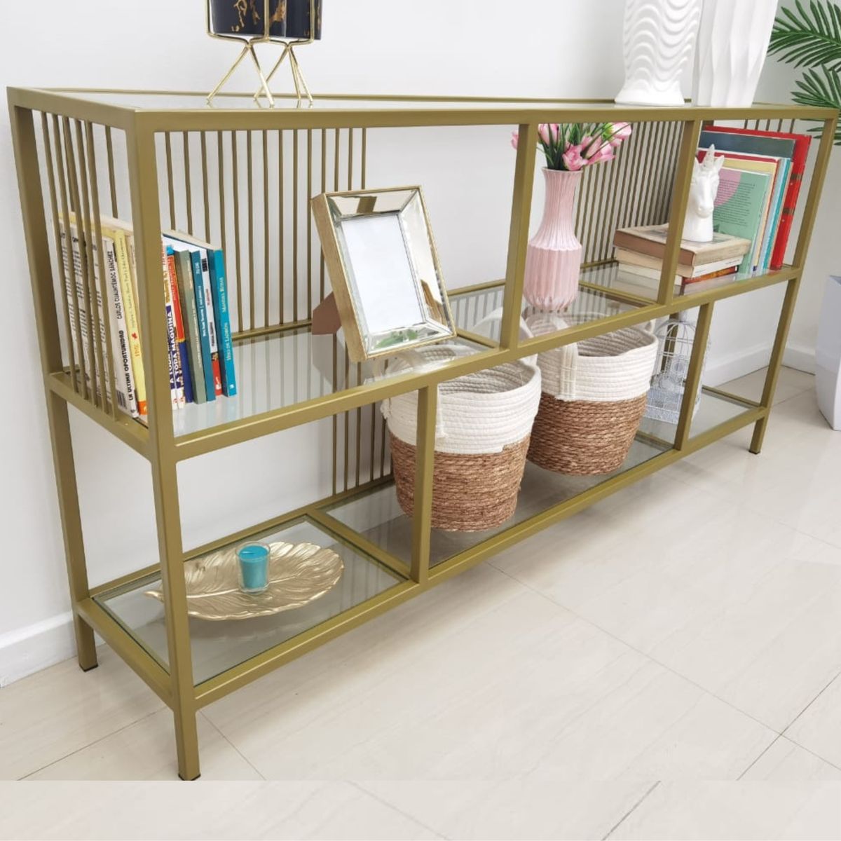 VALSTORE DECO Y DESIGN - Rack Librero Mara  Elegancia y Funcionalidad con Fabricación Nacional