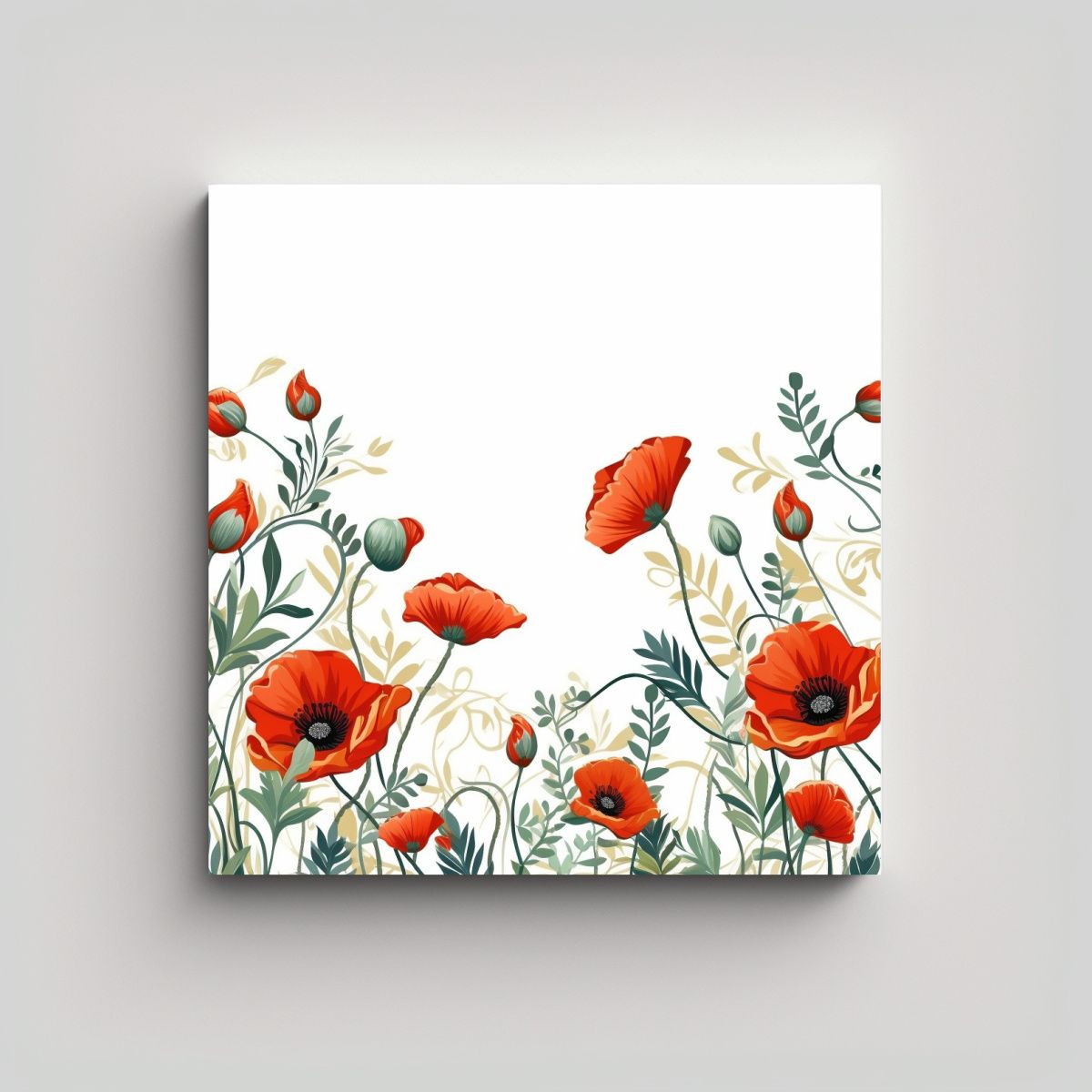 GENERICO - Cuadros Decorativos Canva: Vida En Colores Con 80x80 Cm