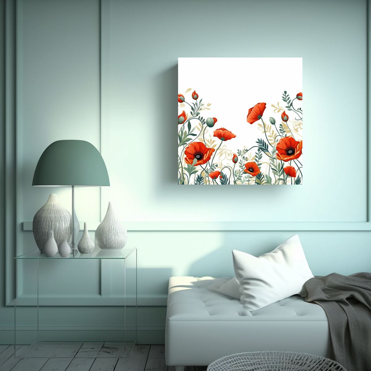 GENERICO - Cuadros Decorativos Canva: Vida En Colores Con 80x80 Cm