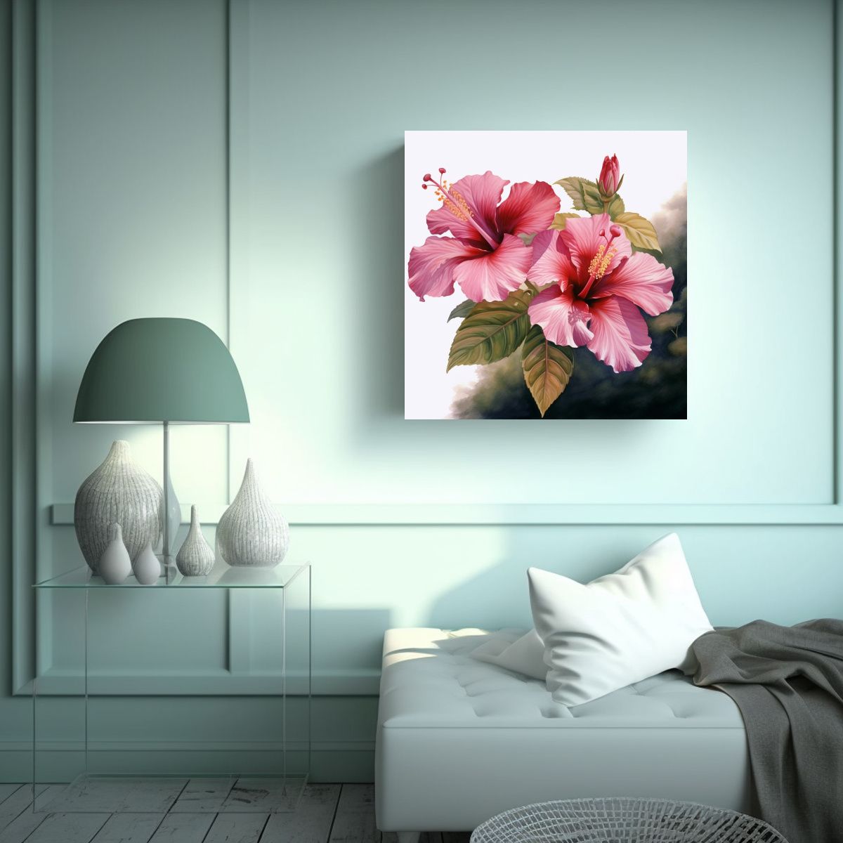 GENERICO - Belleza Natural En Vanguardia: Lienzo De Tela 50x50 Cm