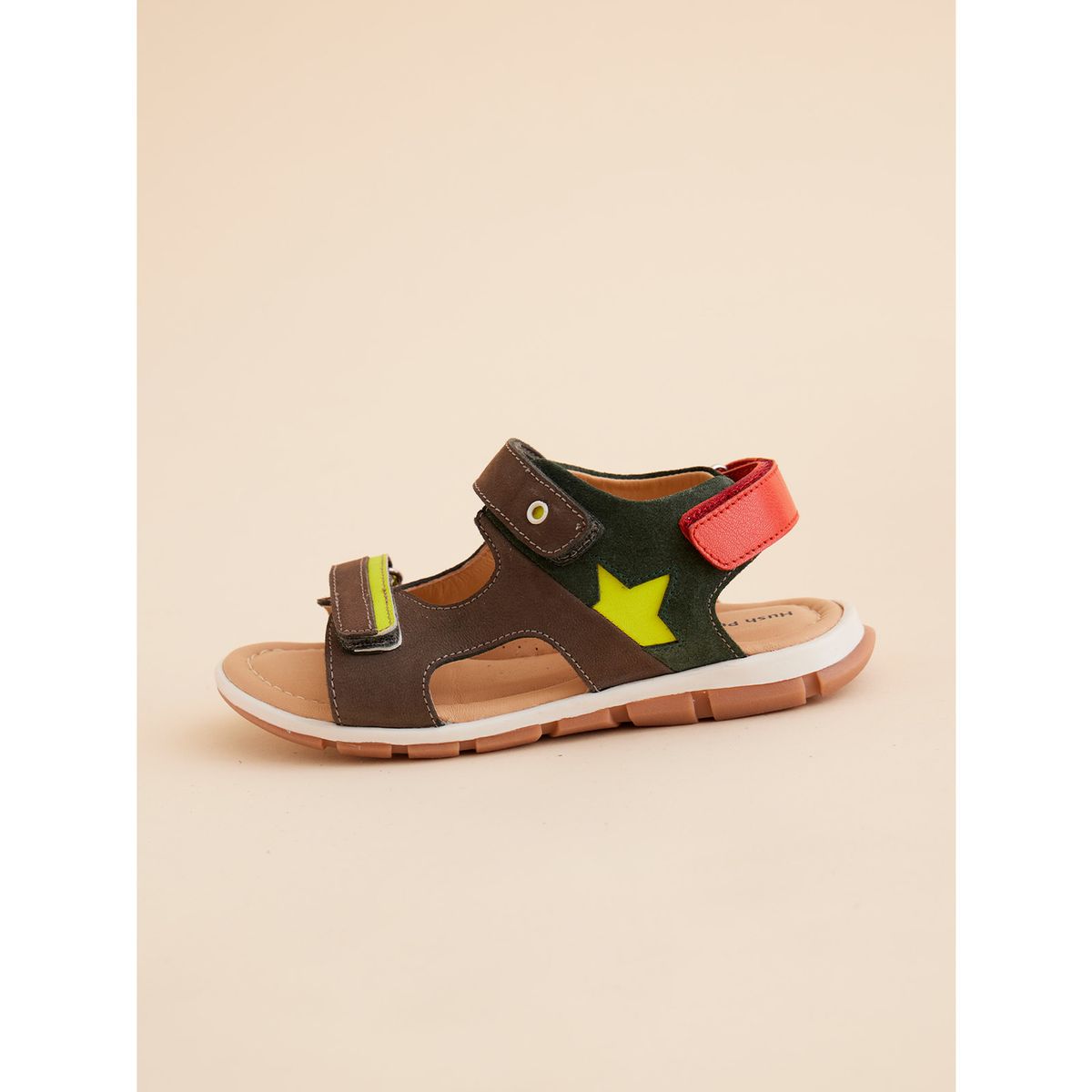 HUSH PUPPIES - Sandalia Cuero Verde Niño Jasper [30-35] HUSH PUPPIES