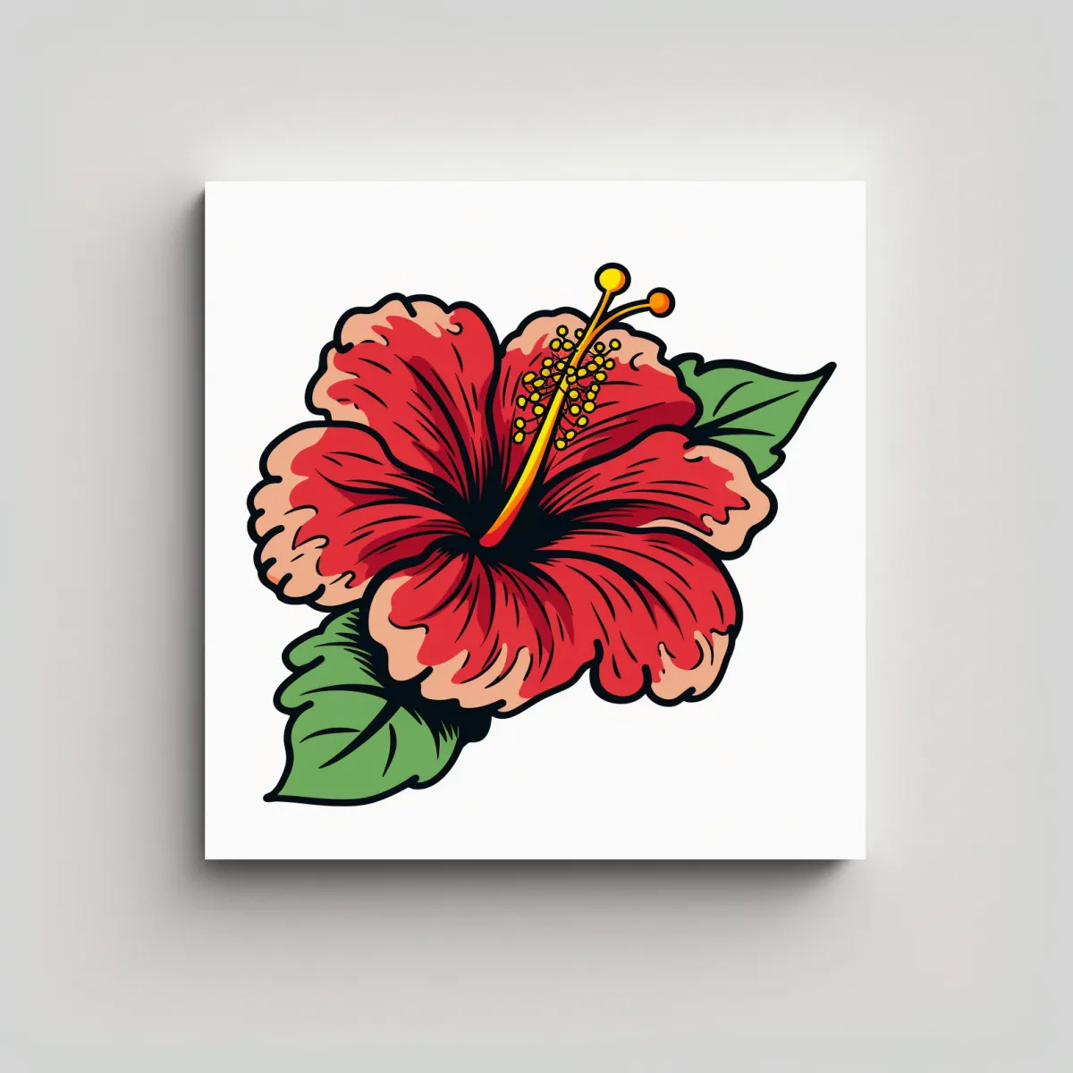 GENERICO - Efecto Visual Inspirador: Cuadro Decorativo De 80x80 Cm