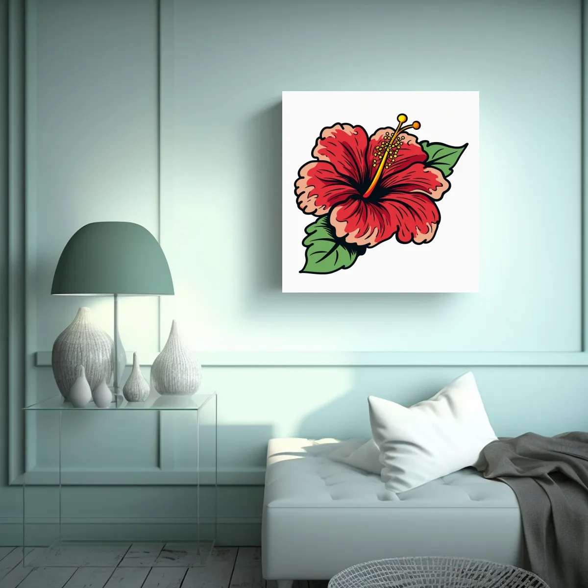 GENERICO - Efecto Visual Inspirador: Cuadro Decorativo De 80x80 Cm