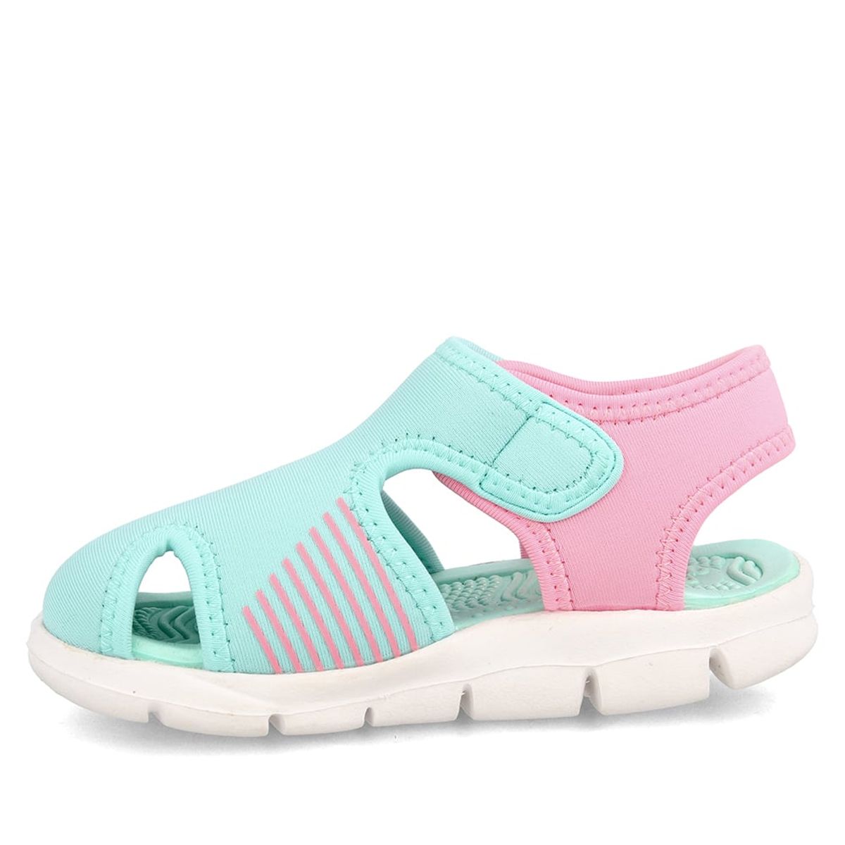 BUBBLE GUMMERS - Sandalia  Niño Bubblegummers Bentley Celeste-Rosado