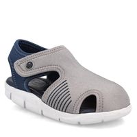 Sandalia Niño Bubblegummers Bentley Gris-Azul
