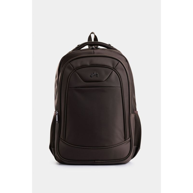 VELEZ - Vélez Mochila Kaiser De Lona y Cuero Para Hombre Urbano Café