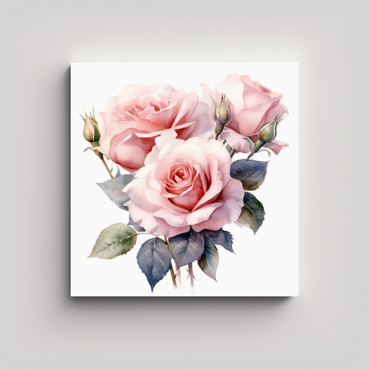 GENERICO - Composición Enigmática De Movimiento Con 80x80 Cm