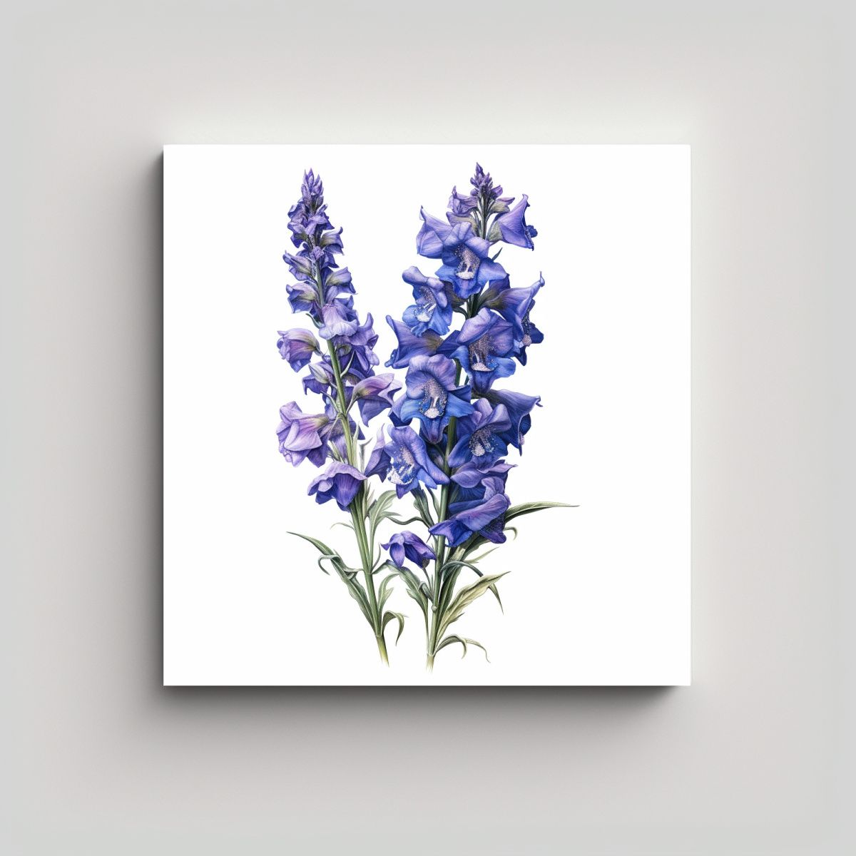 GENERICO - Cuadro Hyper Realista De Larkspur Premiado - 50x50 Cm