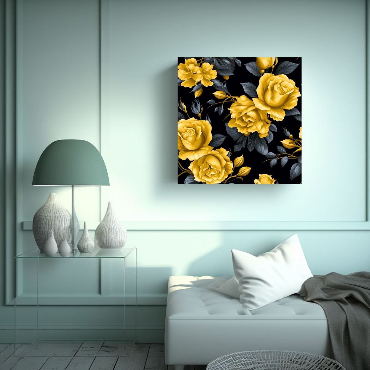 GENERICO - Cuadro Decorativo Alta Calidad: Decay Deerology 40x40 Cm